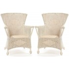 Cottage Iced Tea Chairs With Cushions - Pair - Custom Made